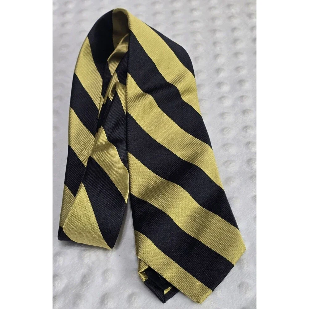 Vintage Lord & Taylor Silk Tie Striped Made in USA Classic The Man's Shop Boss
